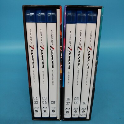 Mobile Suit Zeta Gundam Memorial Box Blu-ray Volume 1-2 with