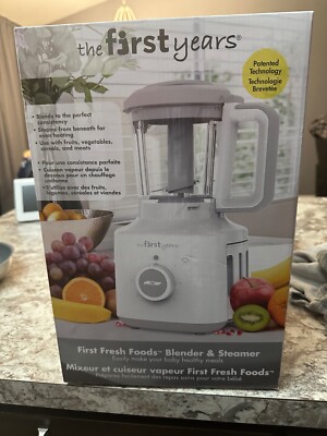 The First Years - Fresh Foods 3 in 1 Blender & Steamer - NEW OPEN BOX FREE SHIP
