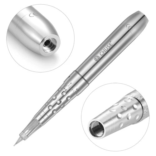 CHUSE 12V Permanent Makeup Wireless Rotary Tattoo Machine Pen Kit For Brow Liner image 6