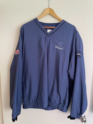 AS NEW XL 2007 NFL Cutter & Buck CB Wintec Golf Pullover Sweater Colts SuperBowl