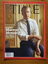 Time Magazine 2019 Macron Moment A New France Presidency No Mailing Label