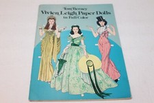 TOM TIERNEY's VIVIEN LEIGH PAPE DOLLS in FULL COLOR BOOK