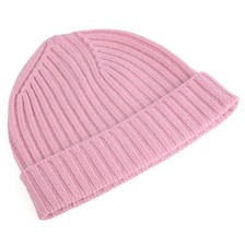 Merino Wool  Cashmere Beanie Hat, Knit Hat Classic Beanie, Soft Warm Hat, PINK