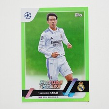 2022-23 Topps UEFA Club Competitions Neon Green Foil Takuhiro Nakai 187/199 #131