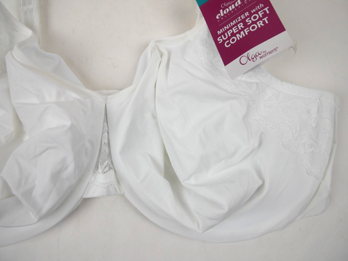 Olga Cloud 9 Minimizer with Super Soft Comfort Bra 42DD NEW White - Picture 3 of 5