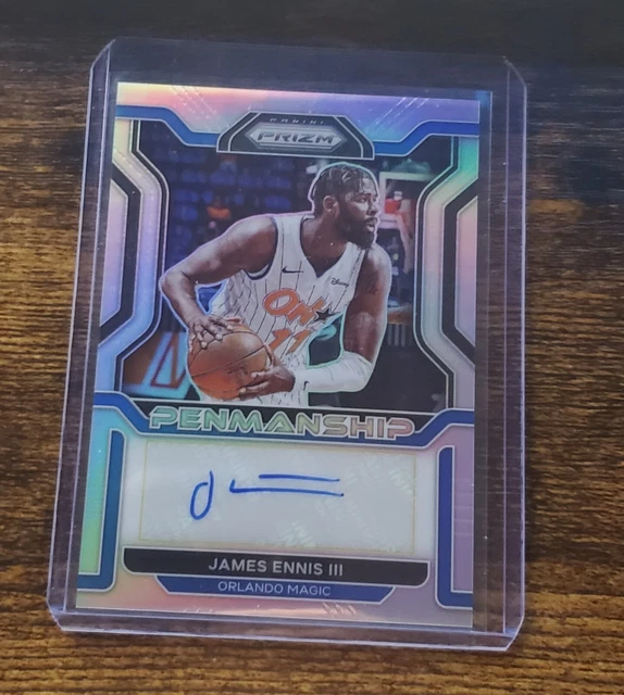 2022 Panini Prizm James Ennis III Penmanship Auto #PM-JEN Magic