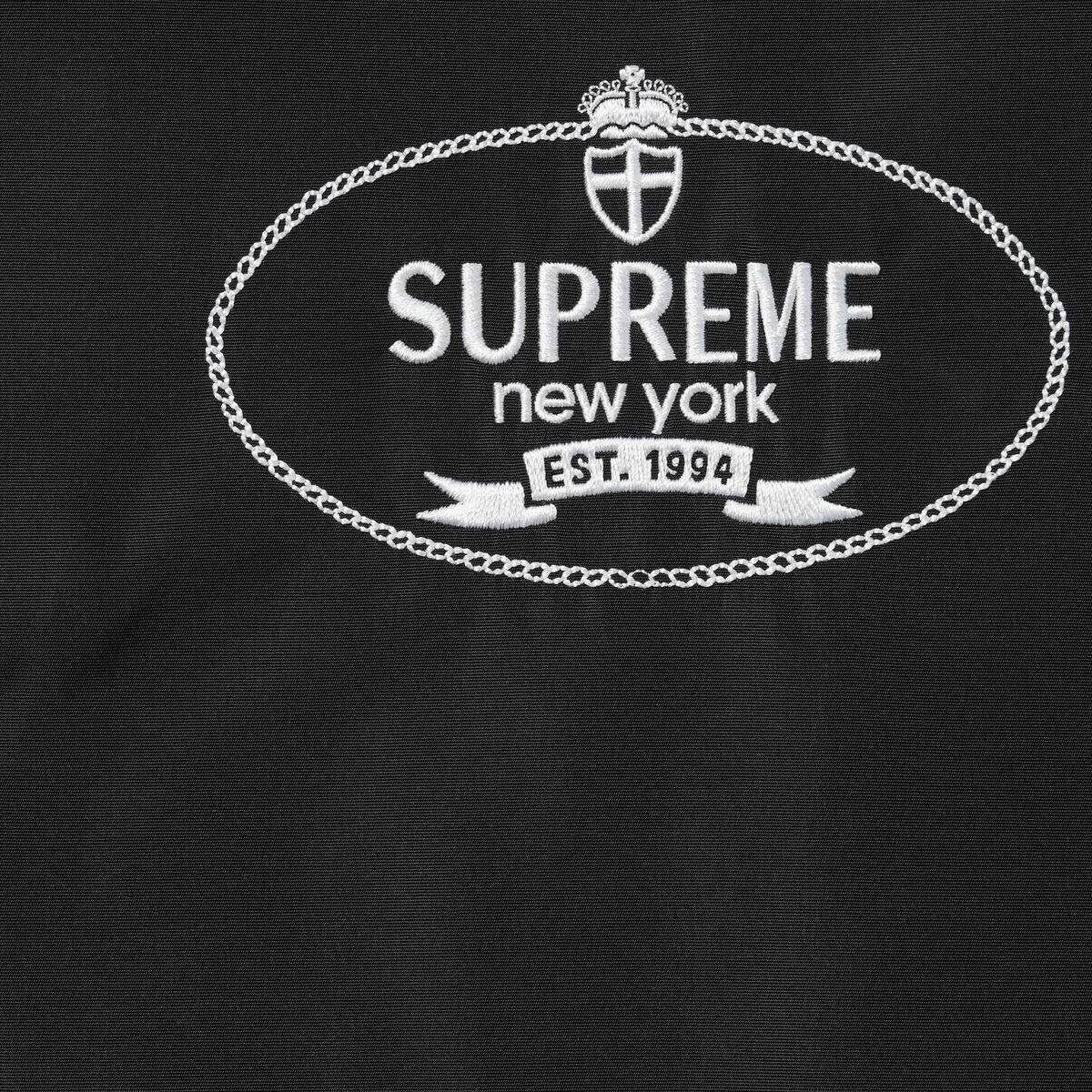 Supreme Crest Coaches Jacket Black Navy Red Brown 4colors Supreme Crest Coaches Jacket Black Navy Red Brown 4colors