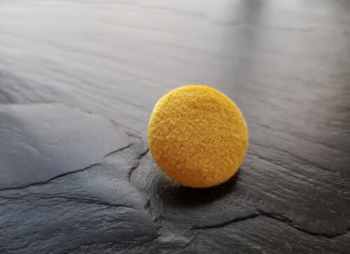 Yellow velvet buttons, Fabric Covered Buttons 14, 19, 23, 25 or 31mm in packs - Picture 13 of 16
