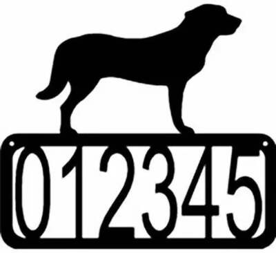 Anatolian Shepherd Dog House Address Sign - Made in USA