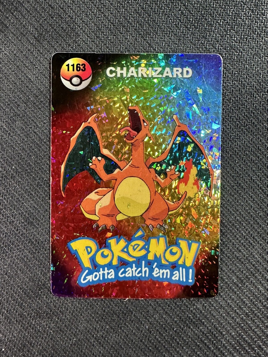 Pokemon Charizard Pocket Monsters Vending Prism Vintage Sticker