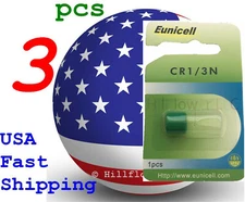 3 pcs CR1/3N DL1/3N TT 1/3N 2L76 CR11108 Card 3V Lithium Battery