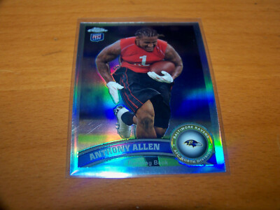 RAVENS ANTHONY ALLEN 2011 TOPPS CHROME REFRACTOR #118 | eBay
