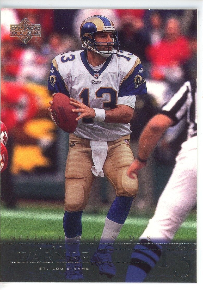 2001 Upper Deck NFL Legends #80 Kurt Warner Rams