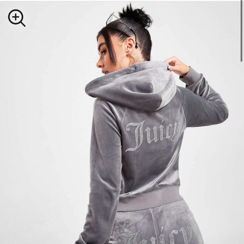 Grey juicy couture hoodie sale