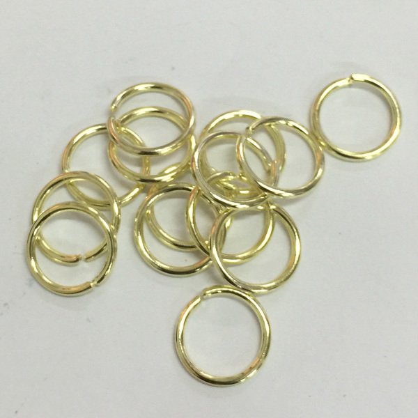 110pcs 14K gold plated 14mm wide thickness Open jump rings findings  YY41