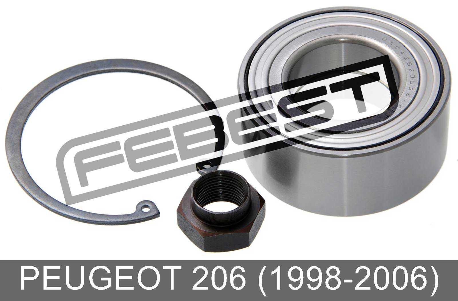 Front Wheel Bearing 42X82X36 For Peugeot 206 (19982006) eBay