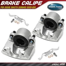 2x Front Left & Right Brake Caliper w/ Phenolic Piston for Dodge Dakota Durango