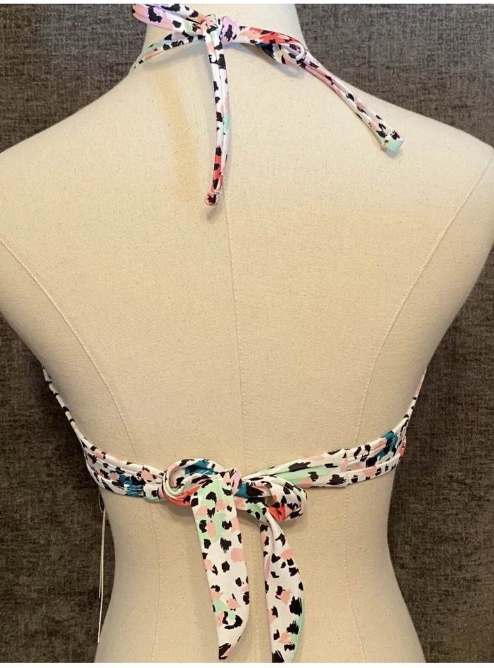 Salt & Cove Women's Bikini Top Swimsuit Size XL Waiting Fur design Push Up - Изображение 4 из 4