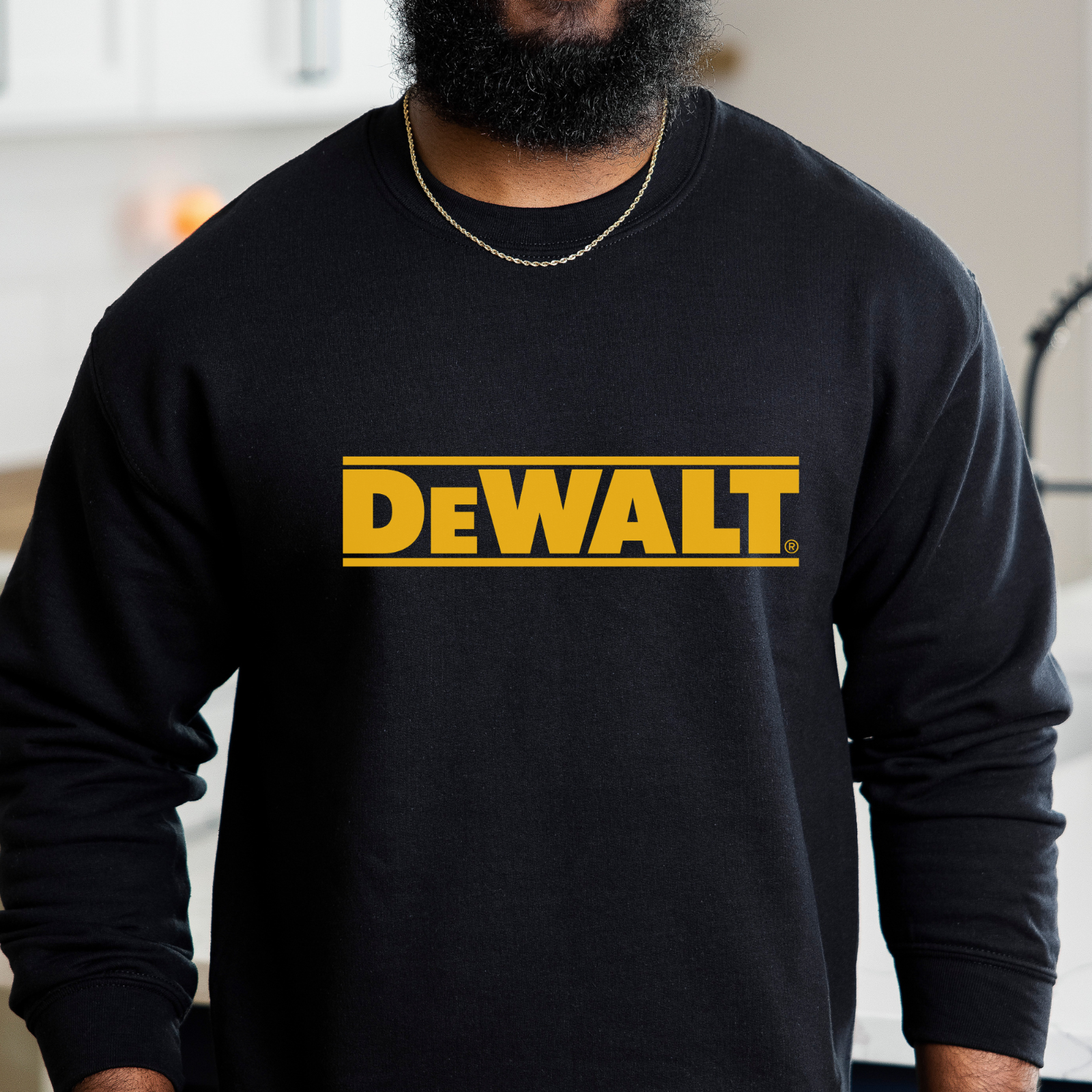 Mens DEWALT sweatshirt / T-Shirt diy workwear builder tools ** FREE Pu0026amp;P  ** | eBay