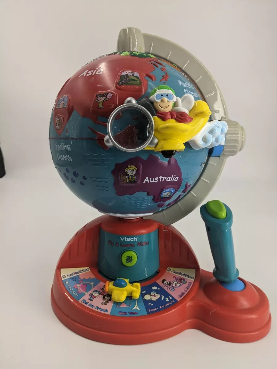 VTech Fly and Learn Globe Children's Educational Interactive Learning TESTED