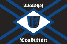 Sticker Waldhof tradition flag 8 x 5 cm car sticker