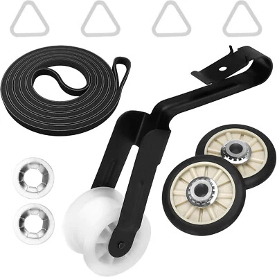 PARTSBROZ Dryer Repair Drum Roller Kit For Maytag MEDC465HW0 MEDC300BW0 MGDC400VW0