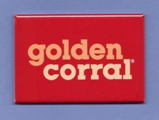 GOLDEN CORRAL *2X3 FRIDGE MAGNET* RESTAURANT FAST FOOD BUFFET STEAKS DESSERTS