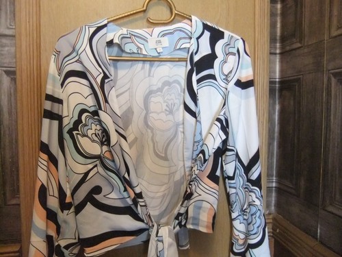 Superb cropped top River Island Petite size 10 has flared sleeves SEE PHOTOS - Picture 15 of 19
