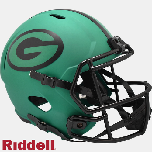Green Bay Packers Football Helmet NEW 2025 RAVE Full Size Speed Replica Helmet