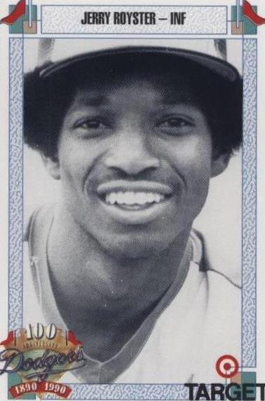 1990 Target Dodgers 100th Anniversary - Jerry Royster #694 - 1 of 1