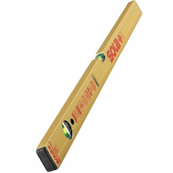 Sola Livello Alluminio Azm Gold 2f 80cm Magnetico 9002719040125