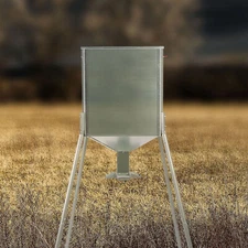 For Deer Turkey Big Wild Game Hunting 450lb Gravity Feeder Zinc-Plated