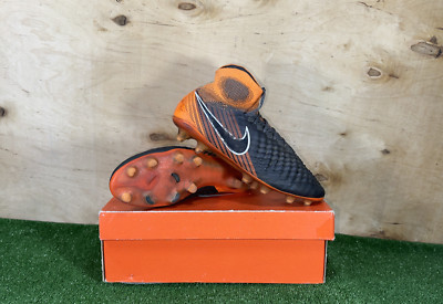 Nike Obra II DF FG AH7301-080 Elit Schwarz Schuhe Stollen Herren Fußball/Fußb...