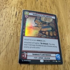 Star Wars Unlimited - (FOIL) Vambrace Flamethrower - Shadows of the Galaxy (SHD)
