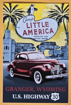  Postcard WY: Little America. Granger. Wyoming