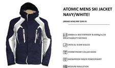 ATOMIC WINTER JACKET NAVY/WHITE