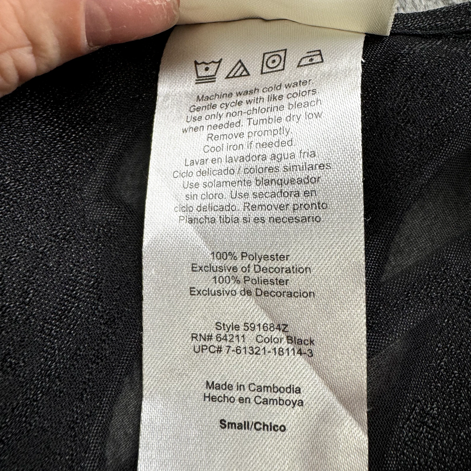 UNDERCOVER Abito donna slip Secret Treasures taglia S nero stravagante Y2K pizzo bruciato