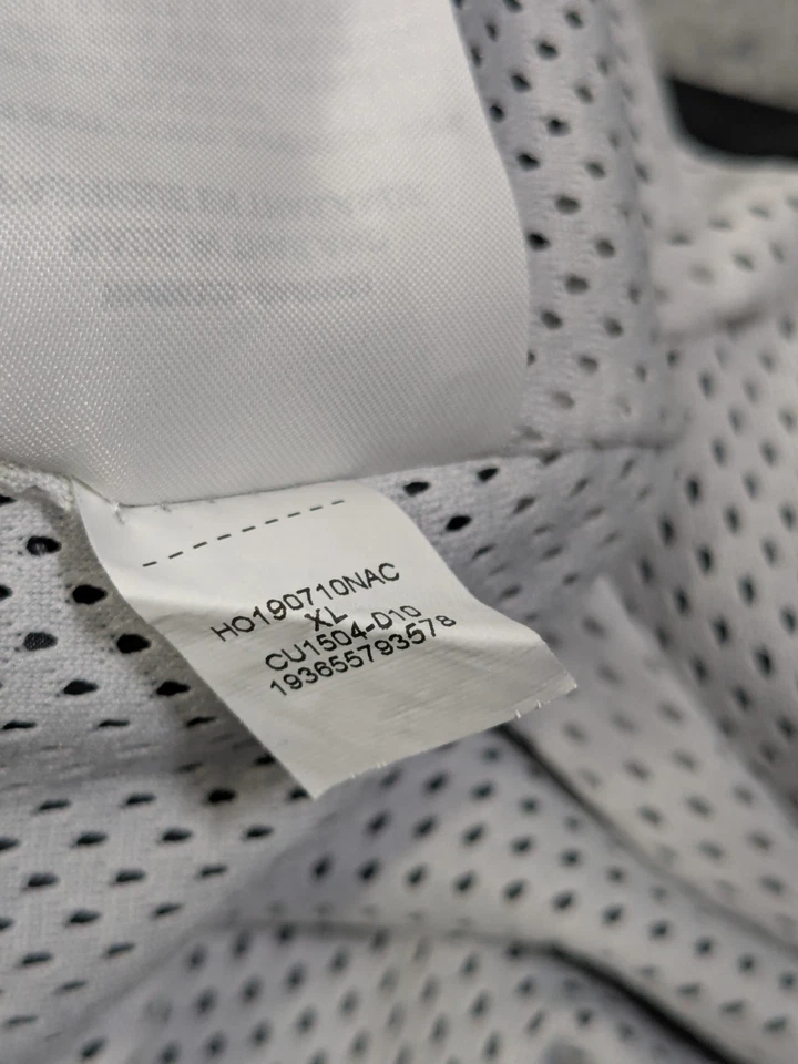 Pantalones Air Jordan Legacy AJ11 para Hombres XL Negro Blanco Gimnasio Pista Entrenamiento Retro Jogger Foto 4 de 4