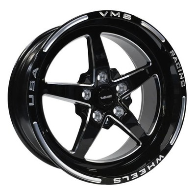 VMS Racing VWST009 V-Star Wheel, Size: 17'' x 8'', Bolt Pattern: 5 x 4 1/2''