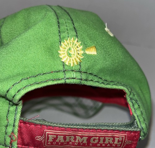 Green Farmer’s Daughter Weathered Look Cap/hat - Picture 2 of 6