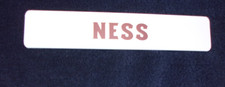 ARIZONA STATE Tucker Ness locker room nameplate from 2023-2024 hockey season