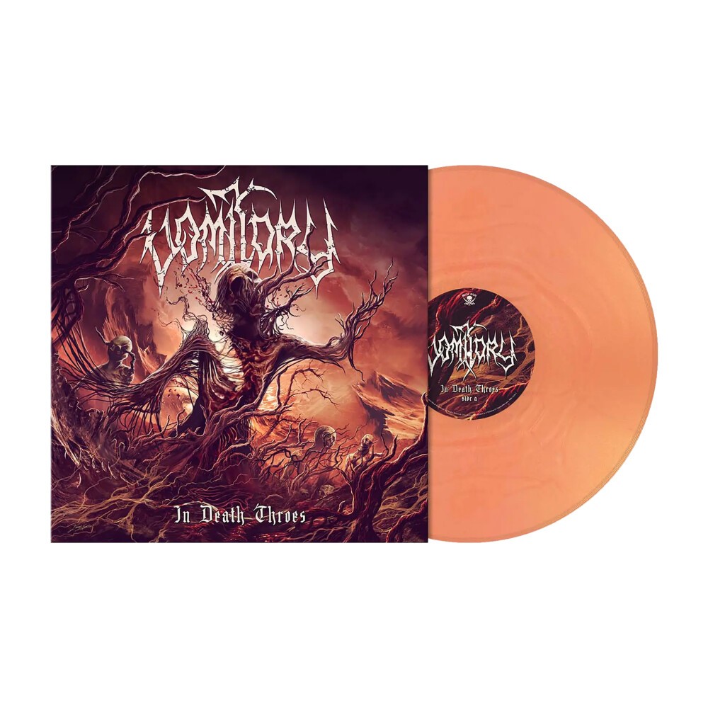 VOMITORY - In Death Throes [CORAL METALLIC MARBLED LP]