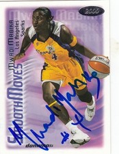 2000 Dominion Los Angeles Sparks Mwadi Mabika WNBA Signed Autograph IP Auto Card