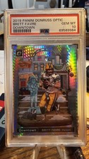 2019 DONRUSS OPTIC BRETT FAVRE DOWNTOWN PSA10 VERY RARE 