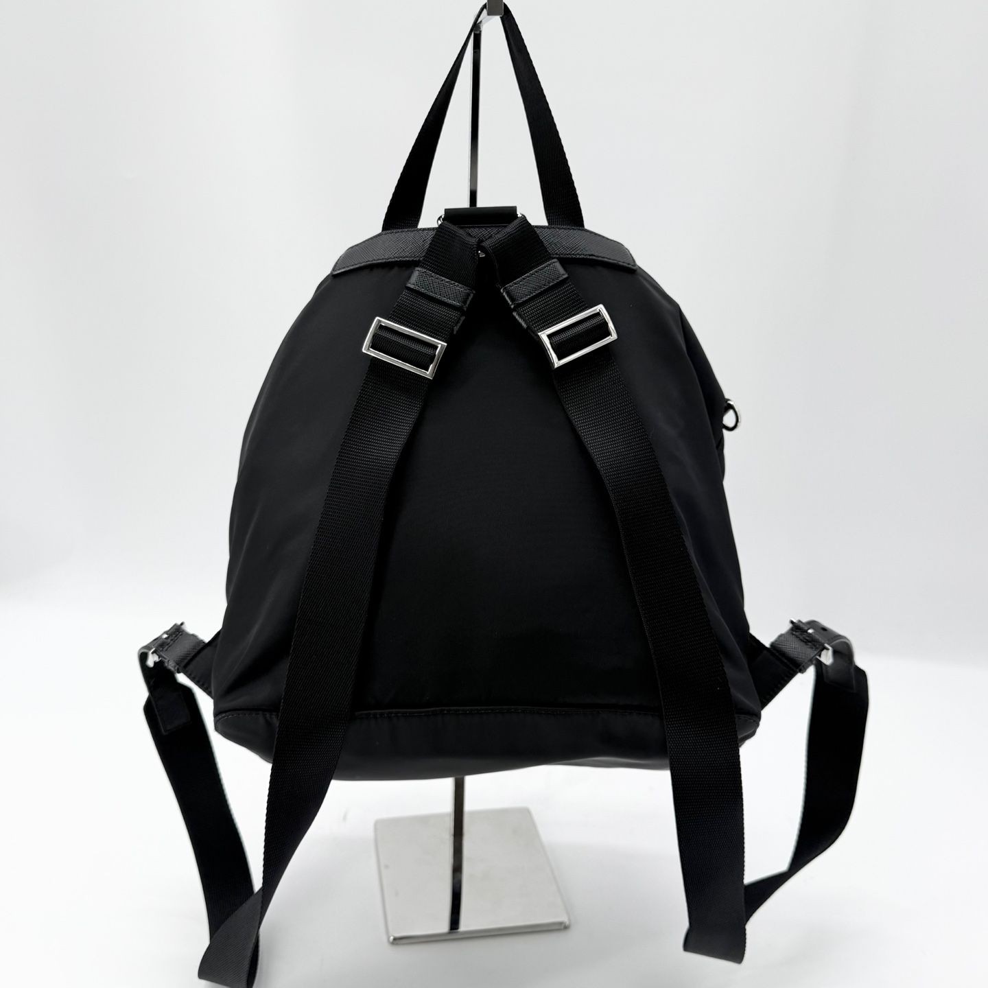 Prada Triangle Logo Re-Nylon Backpack Medium 1BZ8… - image 2