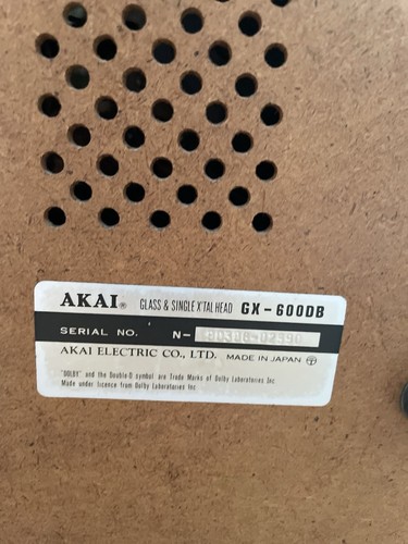 AKAI GX-600 DB Tonbandgerät X’Tal Head High End Top Vintage Rare Getestet ✅ - Bild 14 von 15