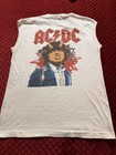 AC DC "Highway To Hell" Vintage Tour Band Rock Sleeveless Tee Shirt 1970s? 80s? — photo 5
