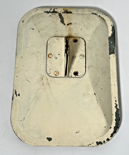 Vintage 7" × 10" Truck Side Tow Mirror Head Pickup White