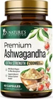 Organic Ashwagandha 2100mg Capsules w/ Black Pepper Root Supplement