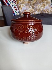 Thorntons Special Toffee Ceramic Jar/Pot Brown. Excellent Condition. 1970/80